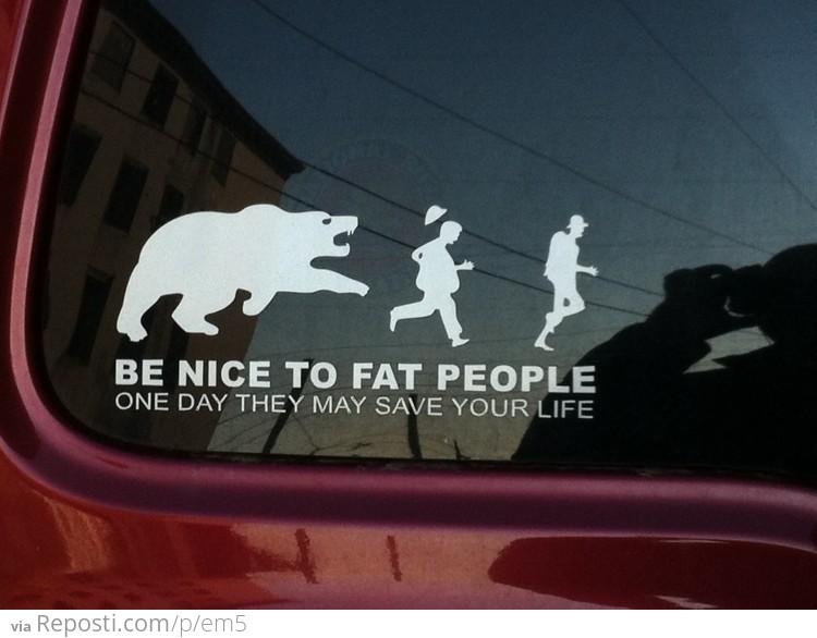 Be Nice to Fat People