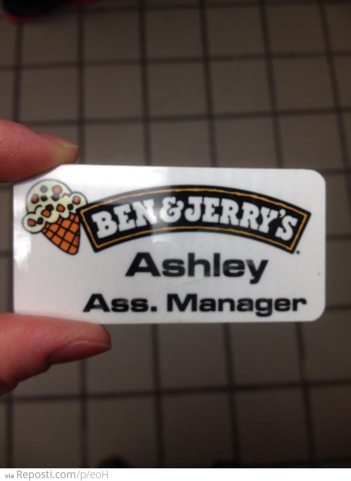 Recently got promoted to assistant store manager