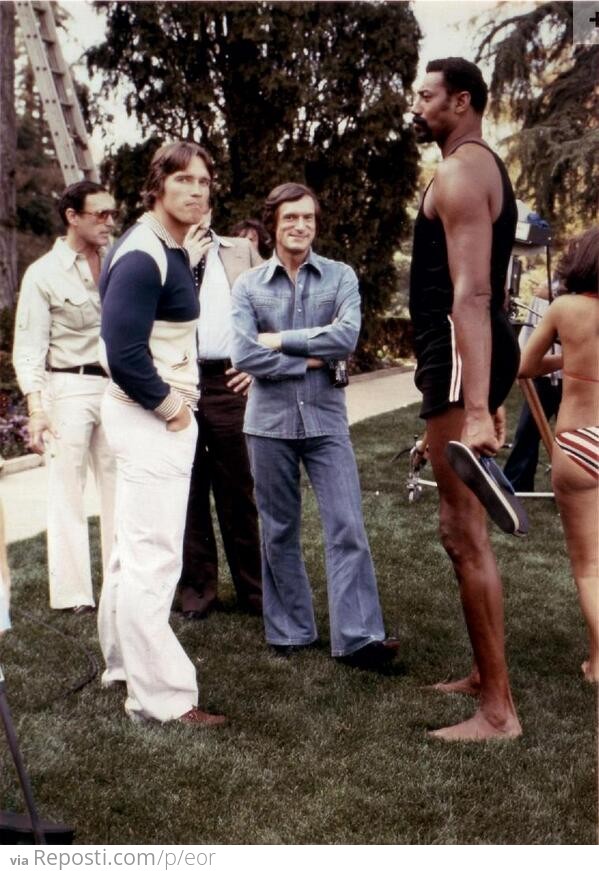 Hef, Arnie, and Wilt