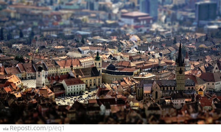 Downtown Sibiu, Romania