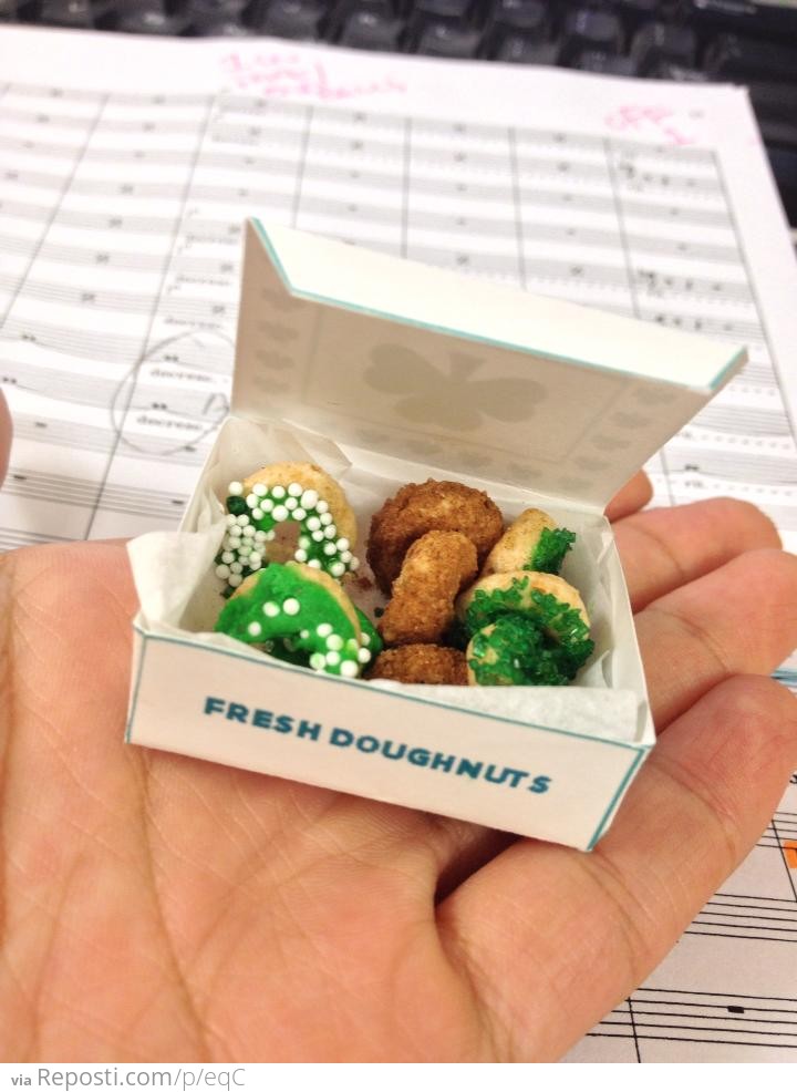 What are these? Donuts for ants?!