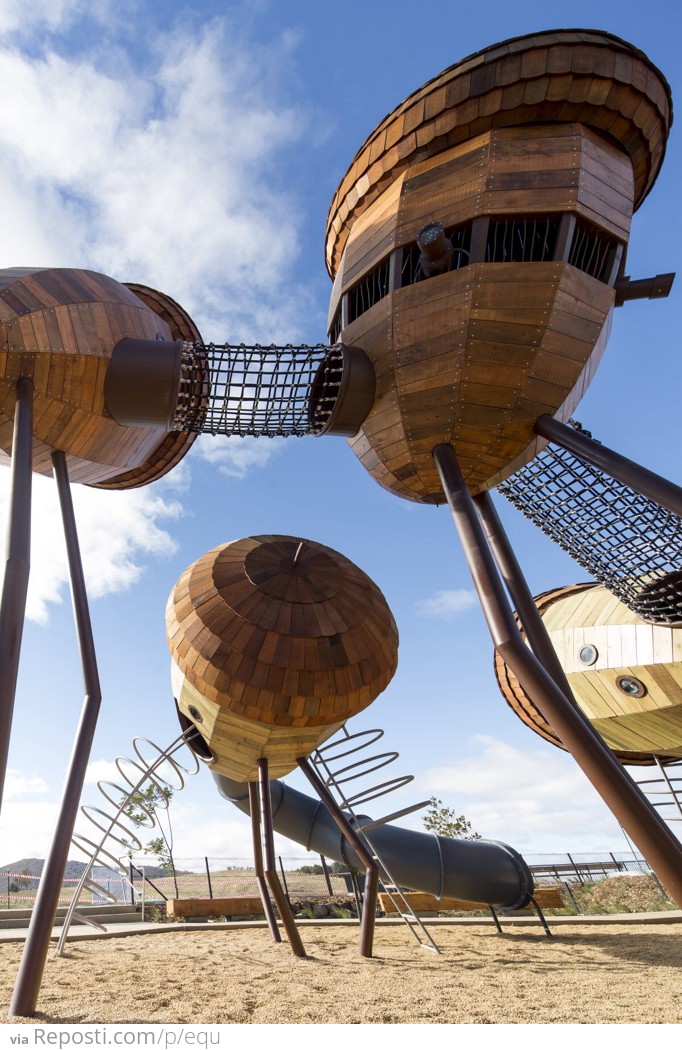 Wood Acorn Playground