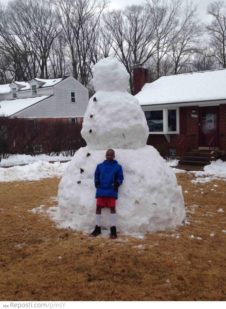 Now that's a snowman