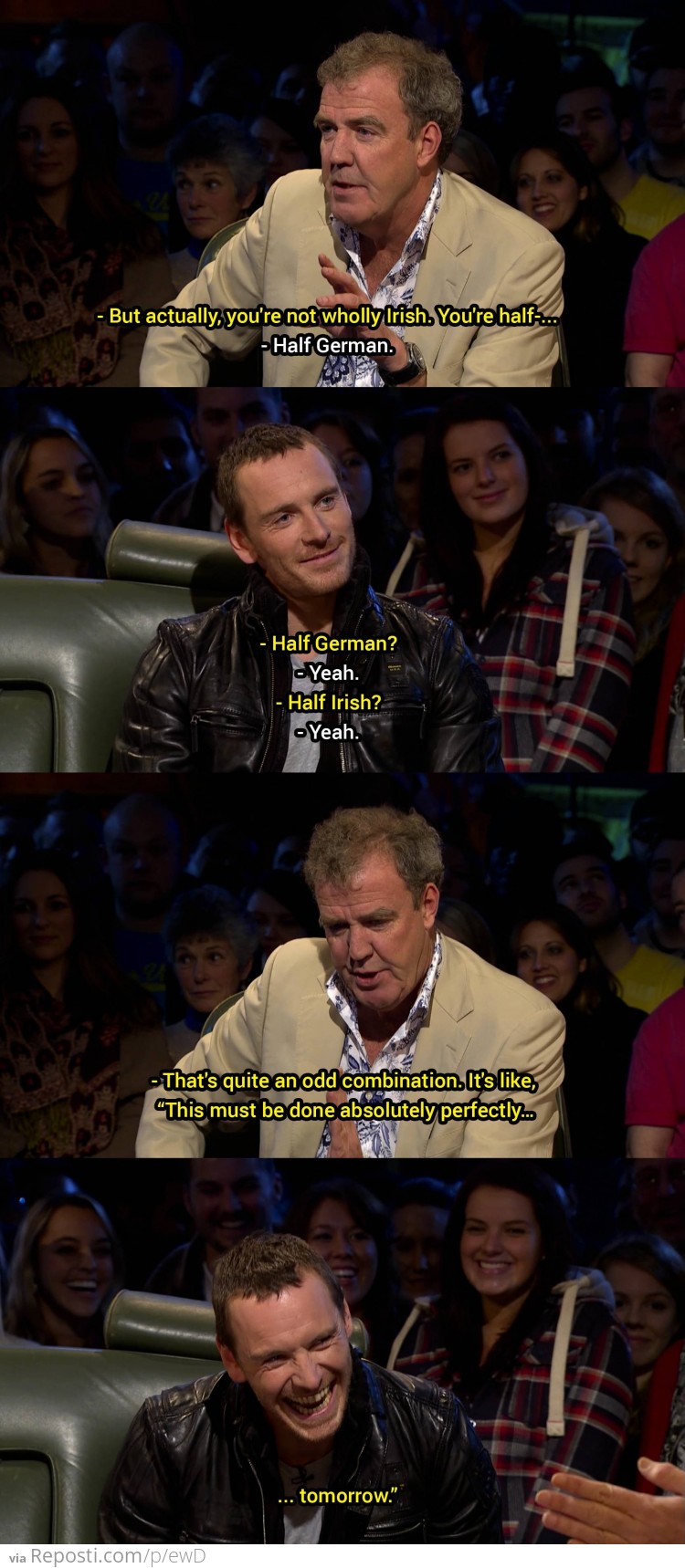 Jeremy Clarkson on German & Irish stereotypes