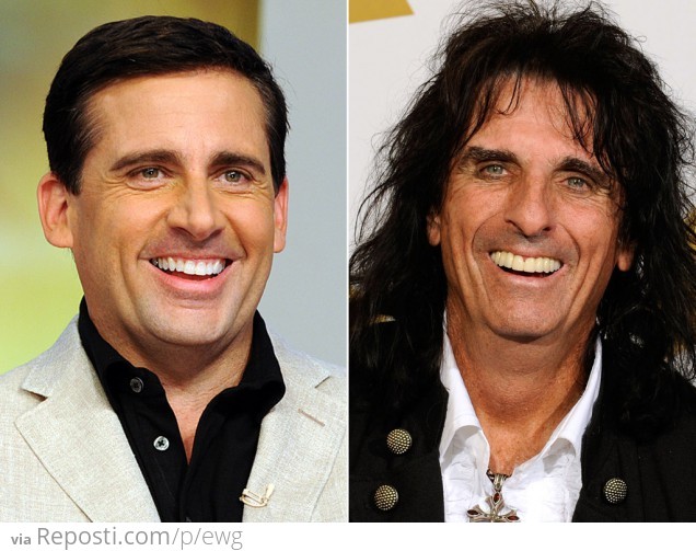 Steve Carell & Alice Cooper