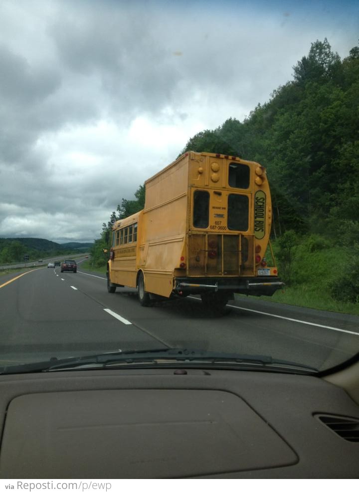 Your school bus seems to be broken