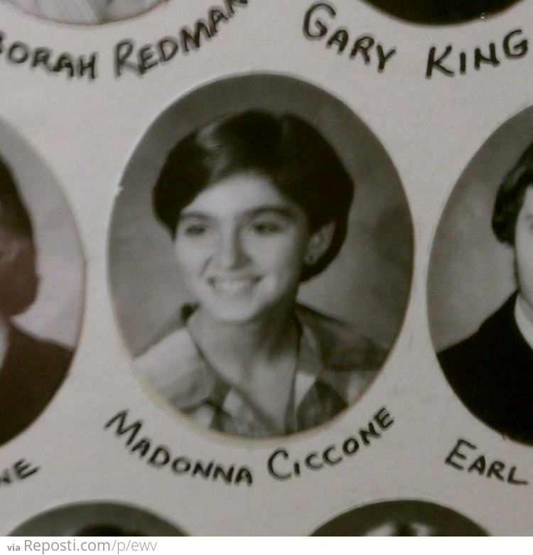 Madonna Ciccone - Graduation Photo