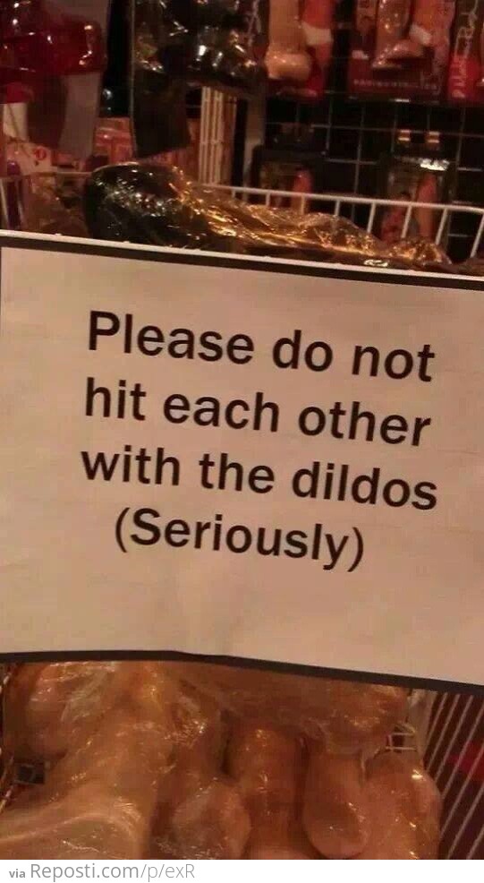 Please do not hit each other...