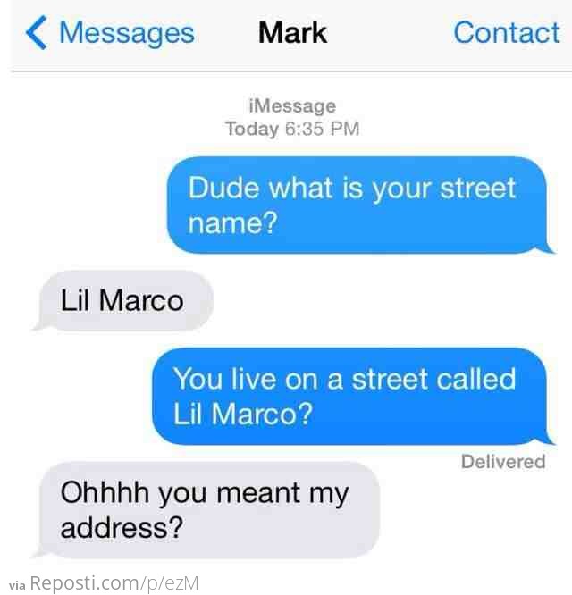 What's your street name?