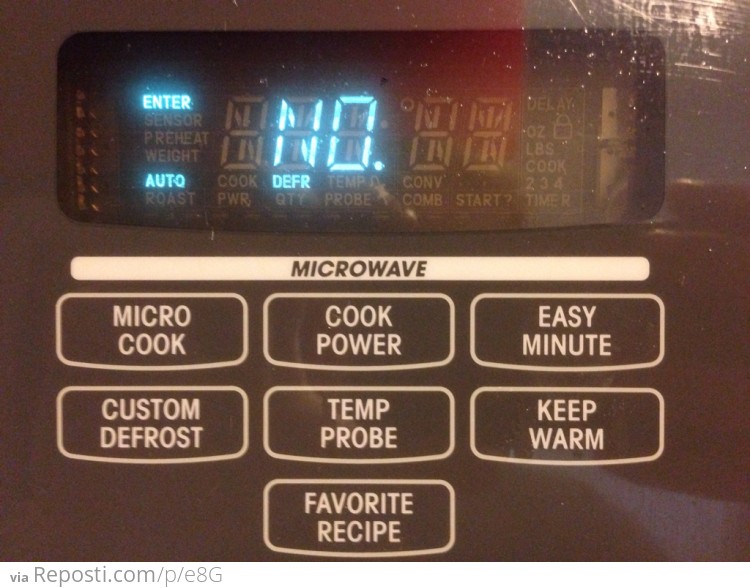 Well... then screw you, microwave