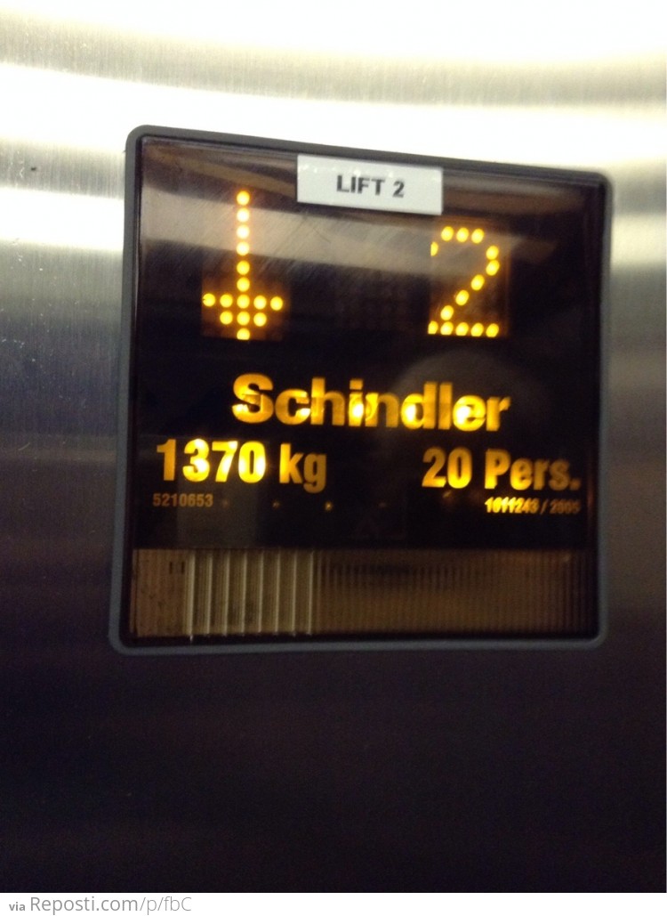 Schindler's Lift