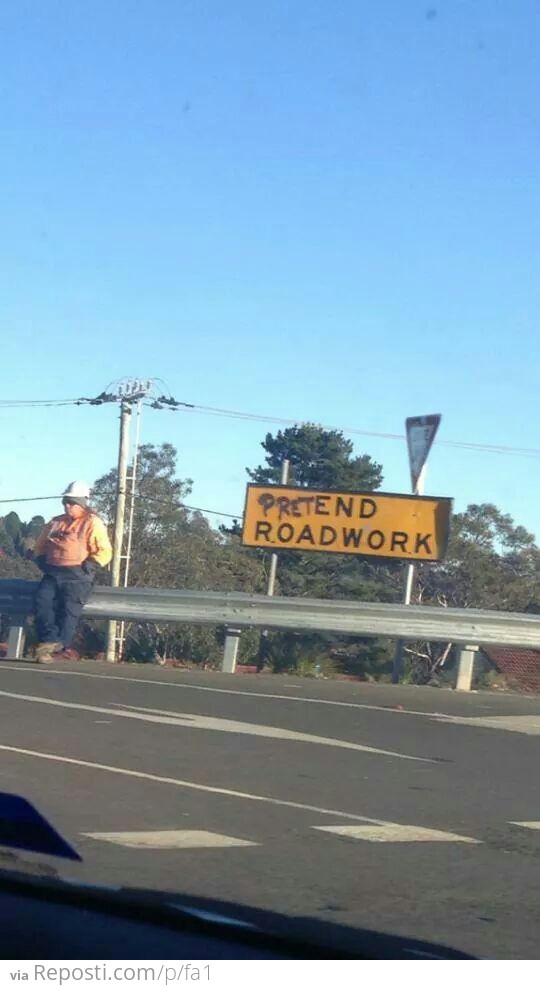 Pretend Roadwork