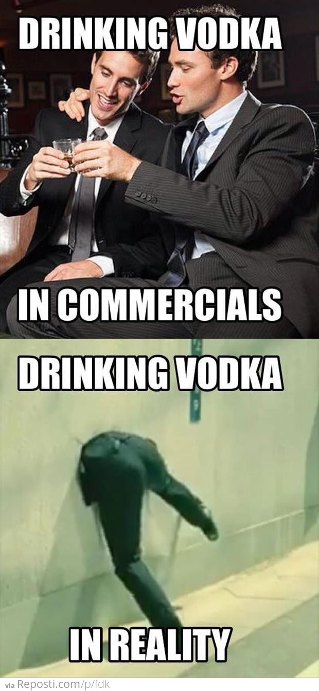 Drinking Vodka