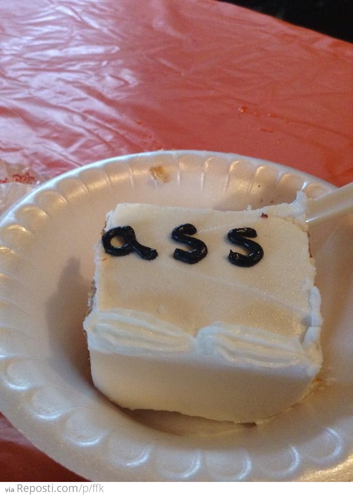 The best piece of cake at the Grad party