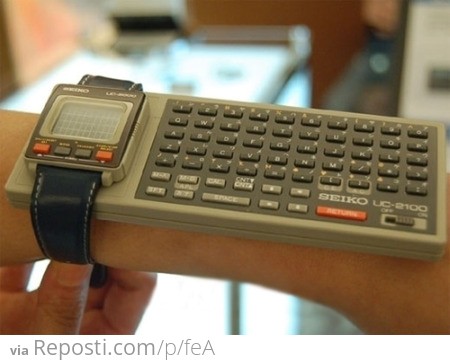 Smart watch, 1984 style