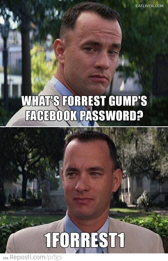 Forest Gump's Password