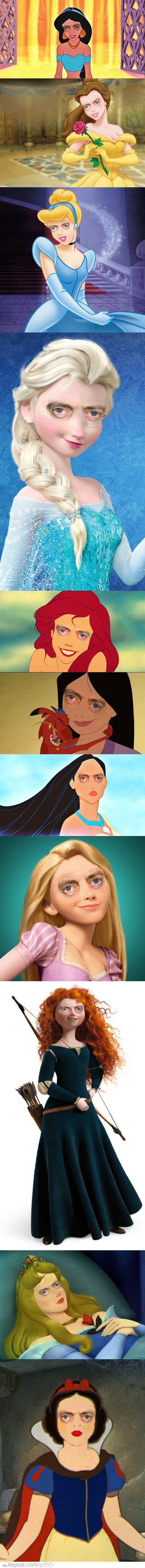 Disney Characters with Buscemi's eyes