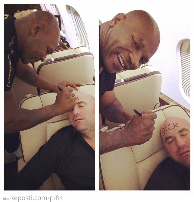 Mike Tyson and Dana White