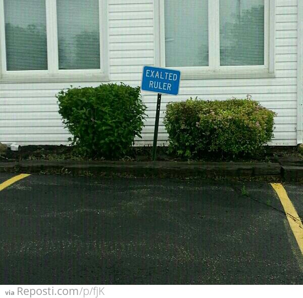 My parking spot