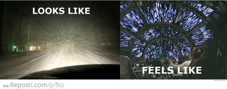 Driving when it snows