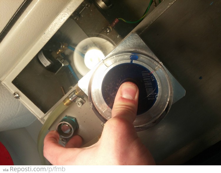A little over flow on the side is fine there is a groove to allow spillage.