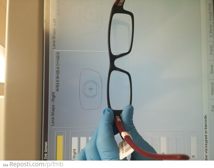 Triple checking pattern before cutting