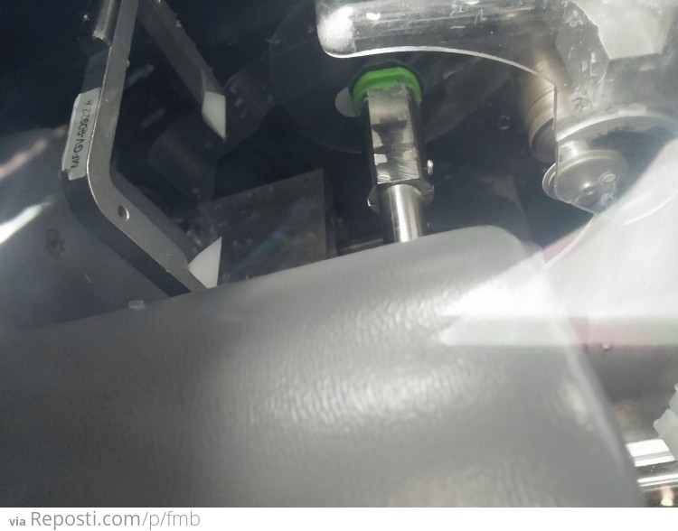 The lens is heading for the first pass of the blade.