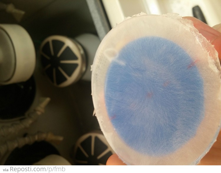 After the first fine we are left with a more clear lens but its not nearly where we want to be yet.  This first fine is mostly to get all of the big generator marks out of the lens which we have accomplished.