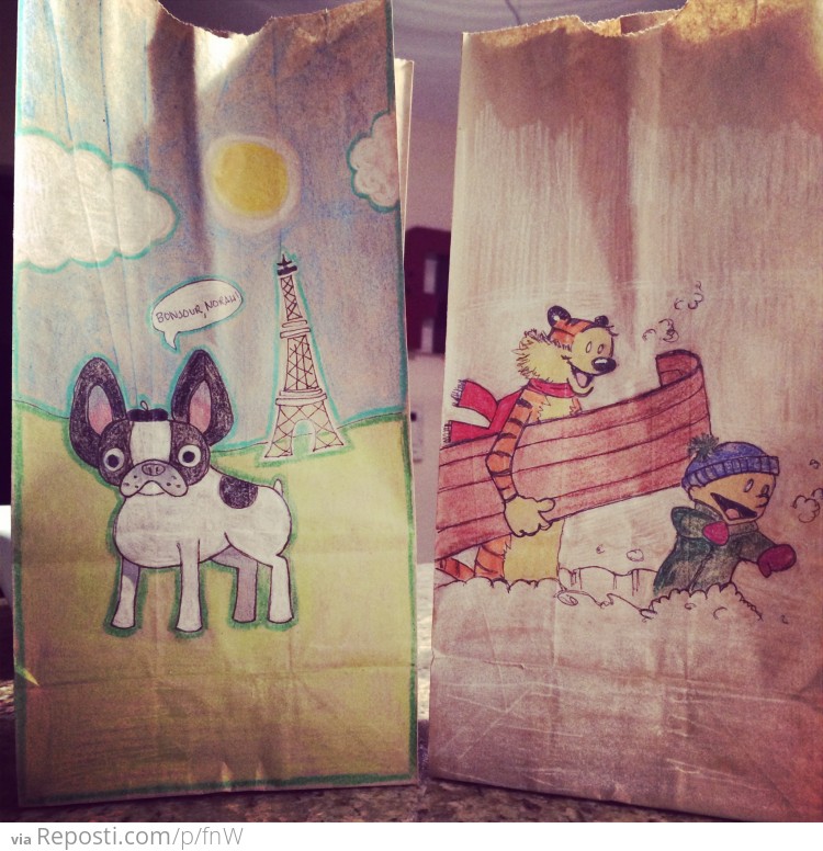 ###French Bulldog & Calvin and Hobbes
