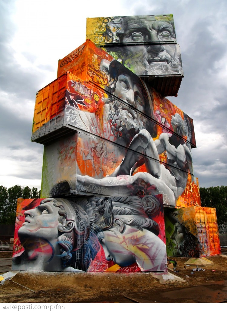 Greek Gods on Containers