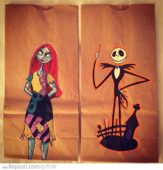###Sally and Jack Skellington
