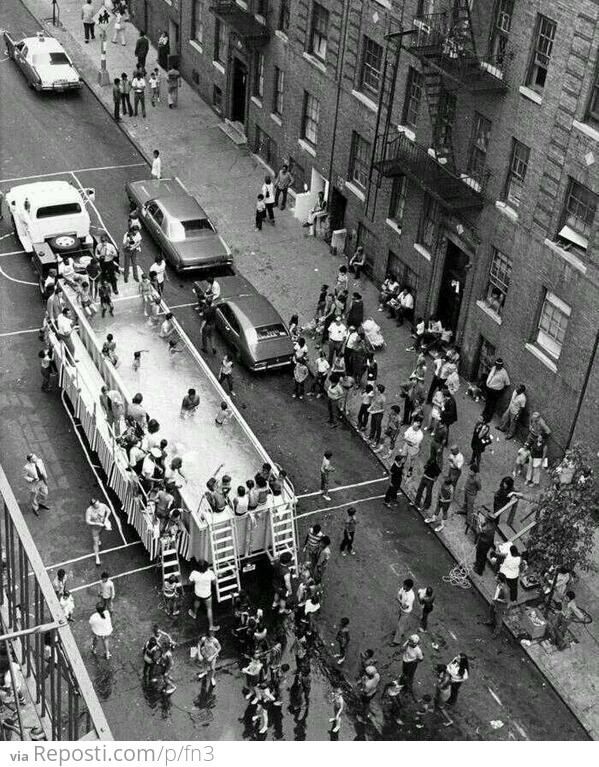 A swimmobile in New York City, 1960