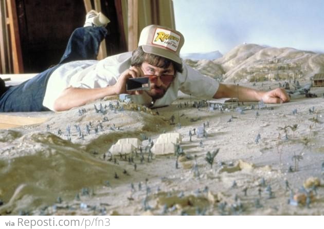 Spielberg doing the first Indiana Jones movie in 1980