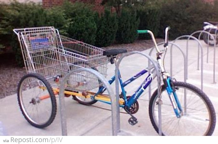 Bicycle Shopping Cart