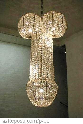 Cock Chandelier