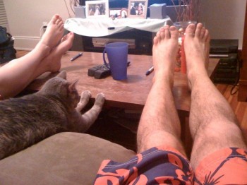 Putting Feet Up