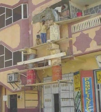 Home Made Scaffolding