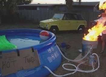 Home Made Hot Tub