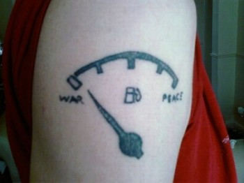 War and Peace Tattoo