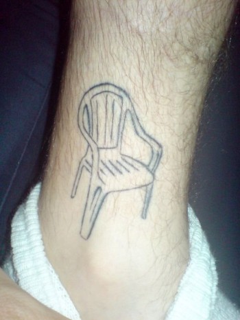 Law Chair Tattoo