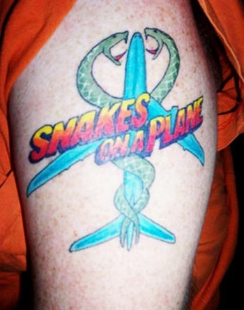 Snakes on a Plane Tattoo