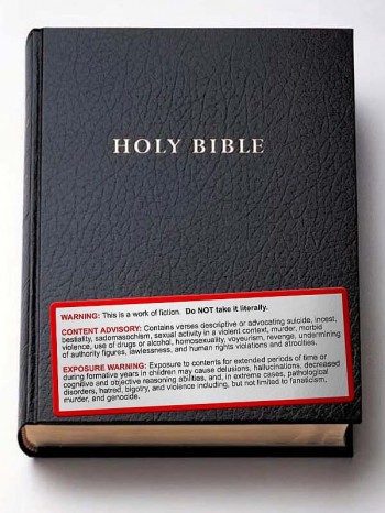 Holy Bible Warning