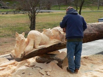 Wood Carved Statues