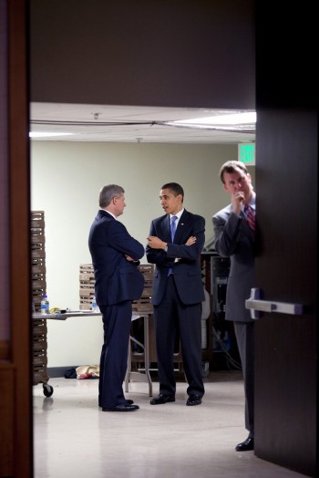 President Barack Obama And Stephen Harper