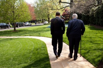President Barack Obama Walking