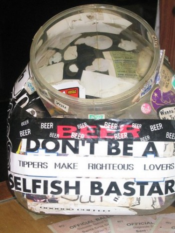 Clever Tipping Jar