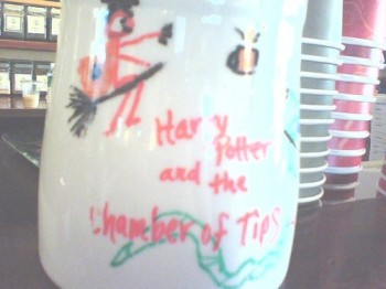 Clever Tipping Jar