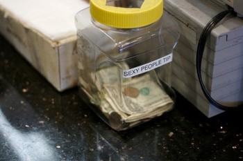 Clever Tipping Jar