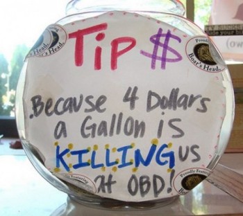 Clever Tipping Jar