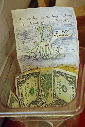 Clever Tipping Jar